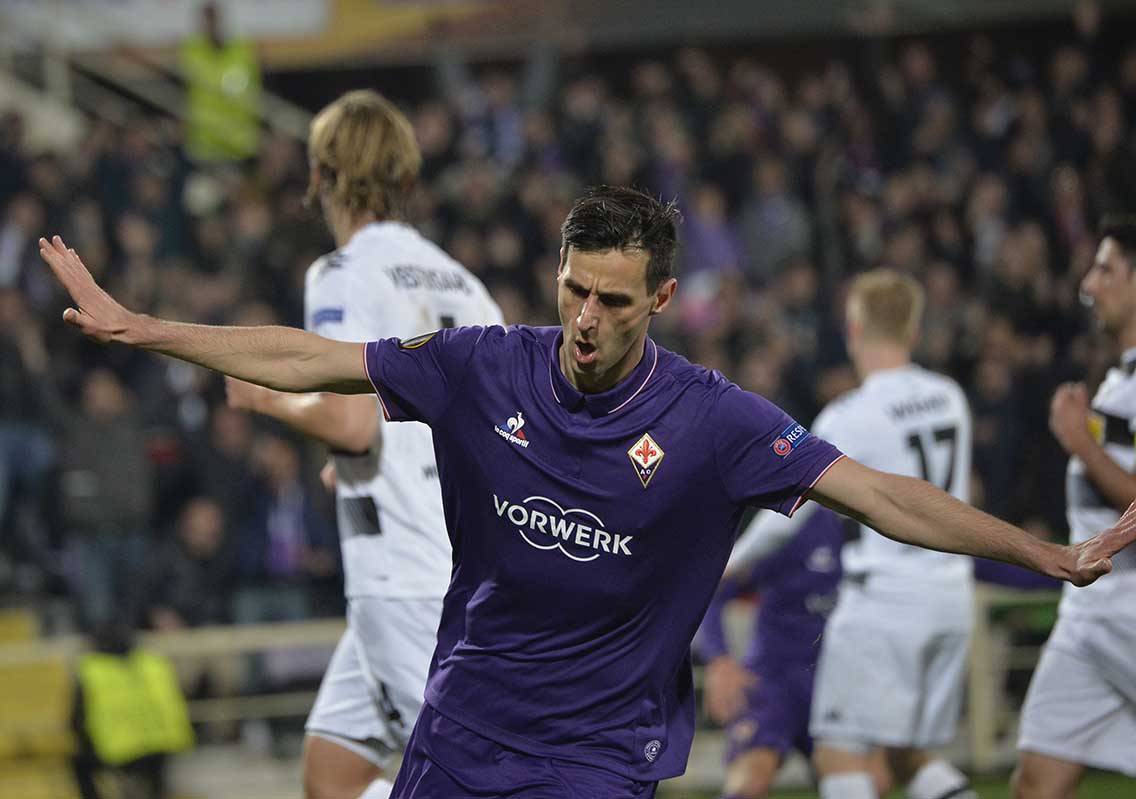 Fiorentina-Borussia M'Gladbach Kalinic