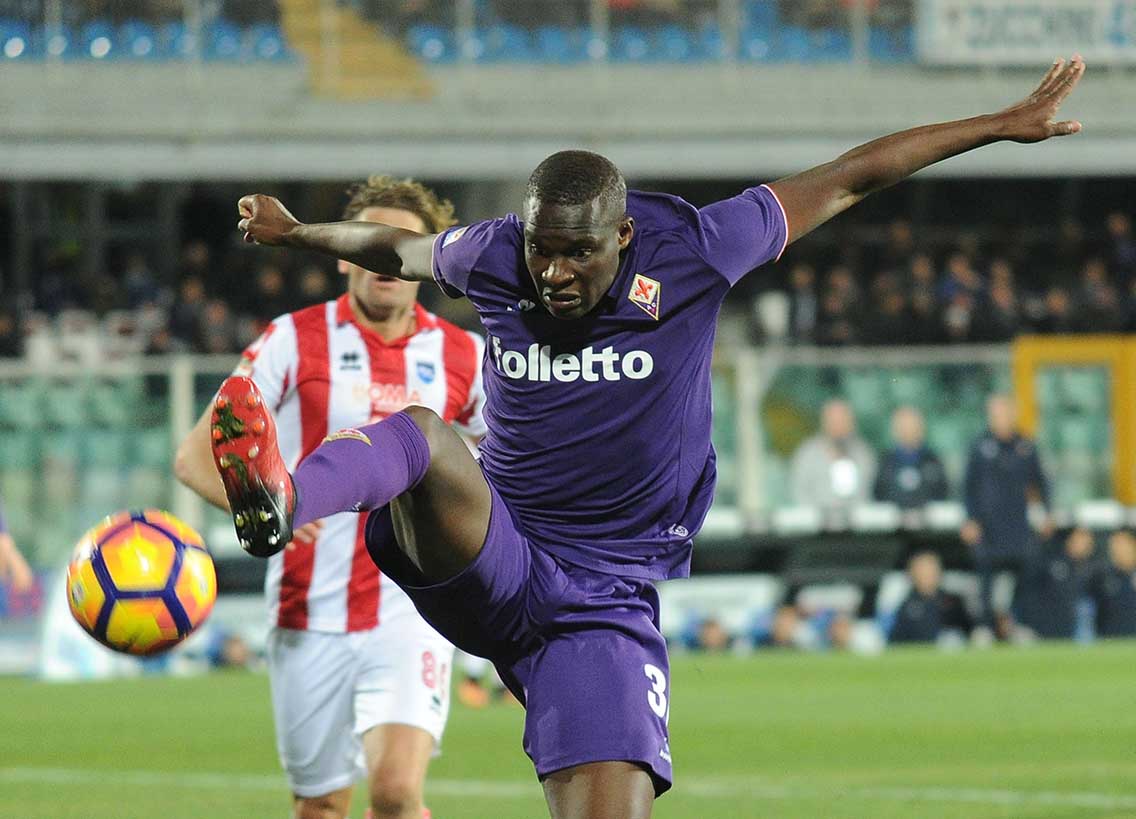 PESCARA-FIORENTINA 01-02-2017. BABACAR. GALASSI SILVANO
