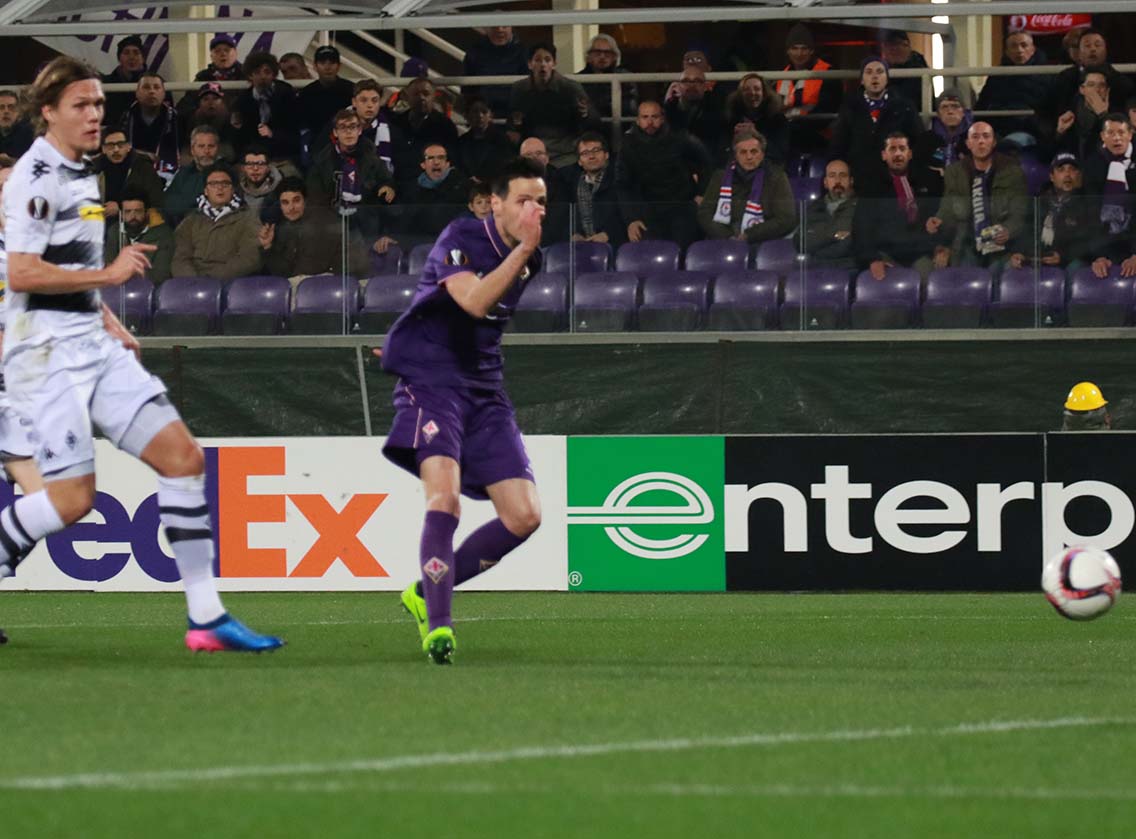 Fiorentina-Borussia M'Gladbach Kalinic