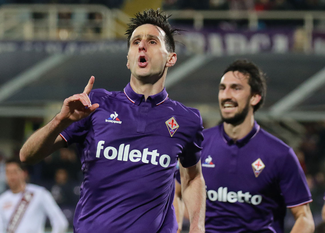 Kalinic: domani già a Firenze. Ed il prossimo gol sarà record per lui