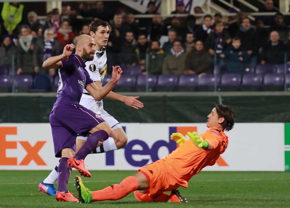 Fiorentina-Borussia M'Gladbach Borja Valero