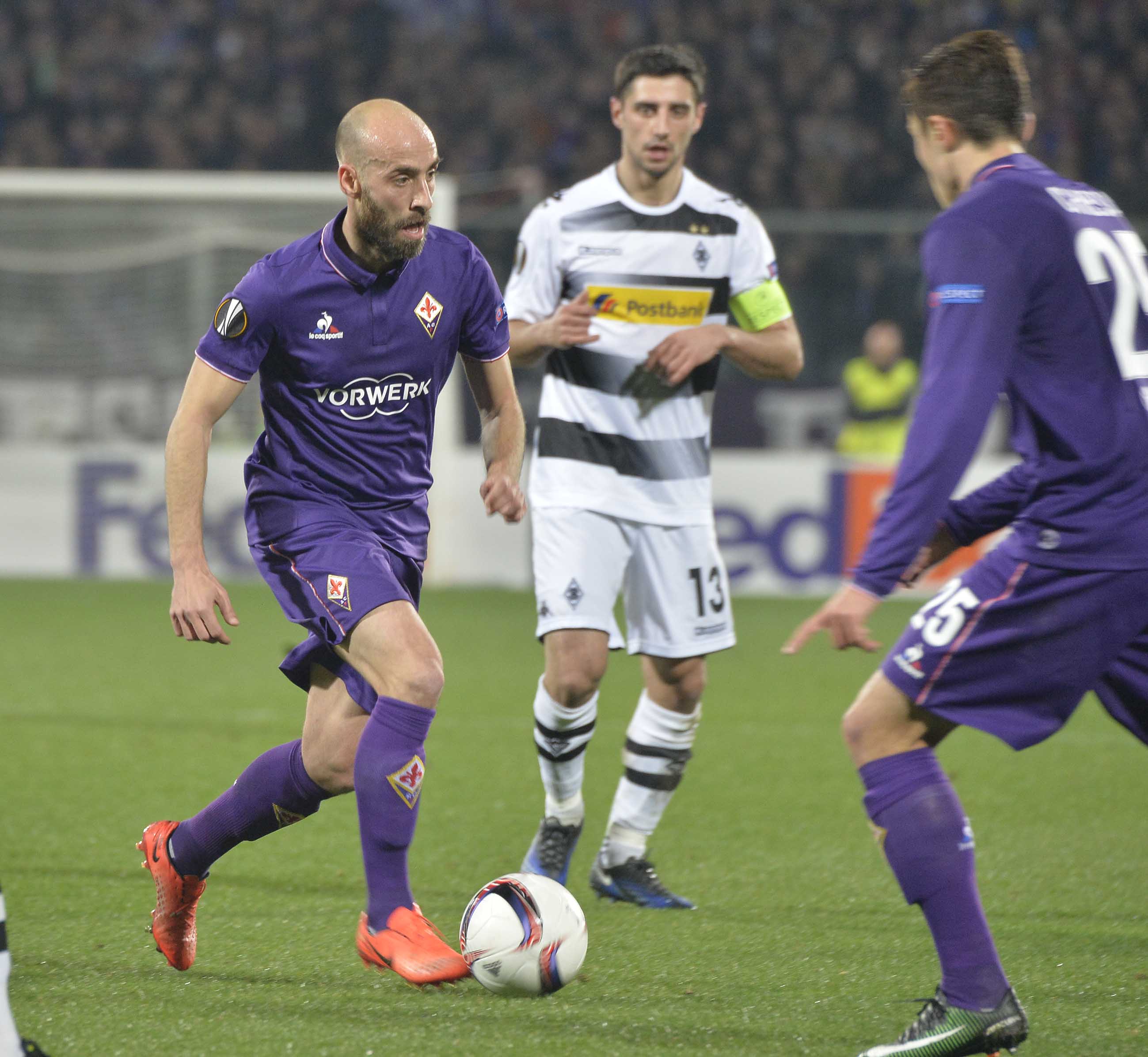 Fiorentina-Borussia M'Gladbach Borja Valero