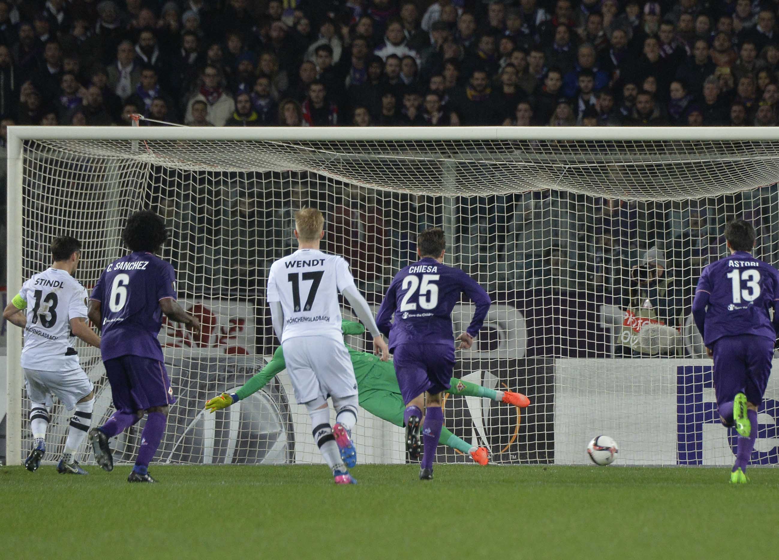 Fiorentina-Borussia M'Gladbach Rigore Stindl