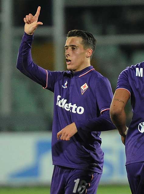 PESCARA-FIORENTINA 01-02-2017. ESULTANZA DI CRISTIAN TELLO DOPO IL GOL. GALASSI SILVANO