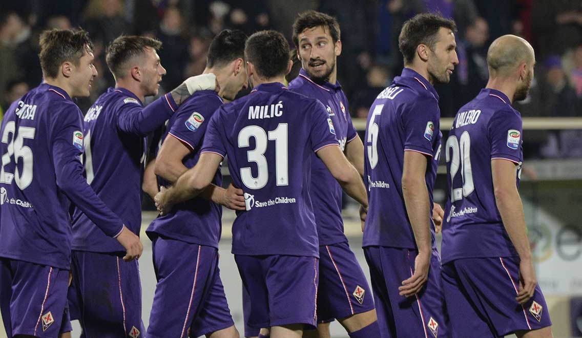 FIORENTINA-UDINESE. 11-02-2017 GOL SU RIGORE DI federico bernardeschi. GALASSI SILVANO