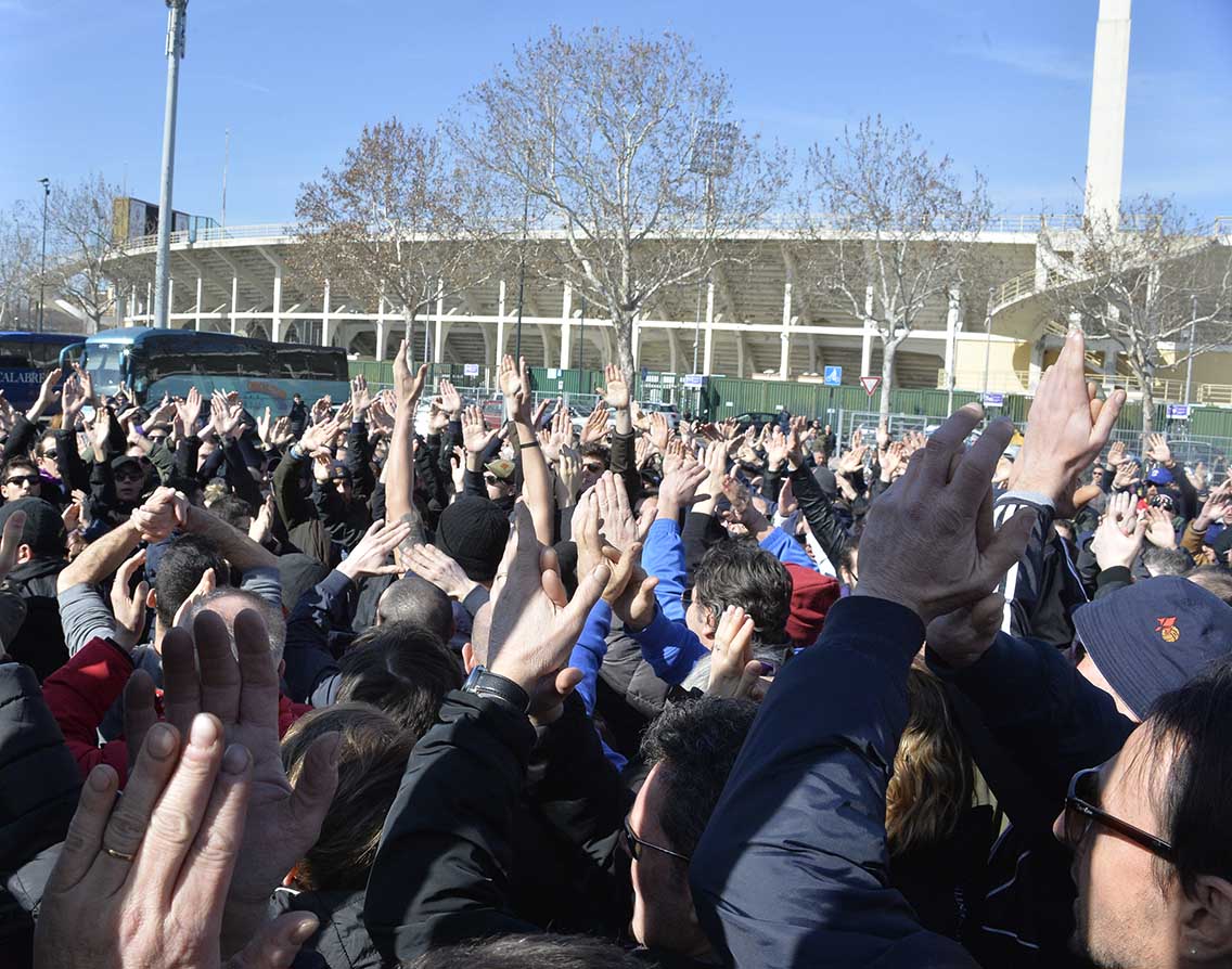 Contestazione Tifosi Centro Sportivo