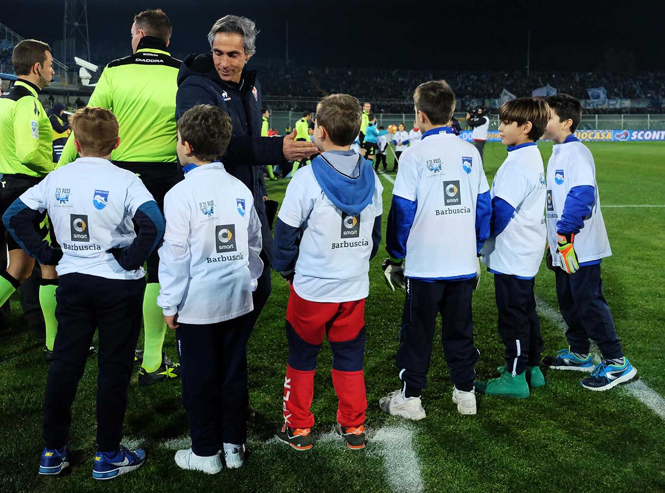 PESCARA-FIORENTINA 01-02-2017. PAULO SOUSA. GALASSI SILVANO