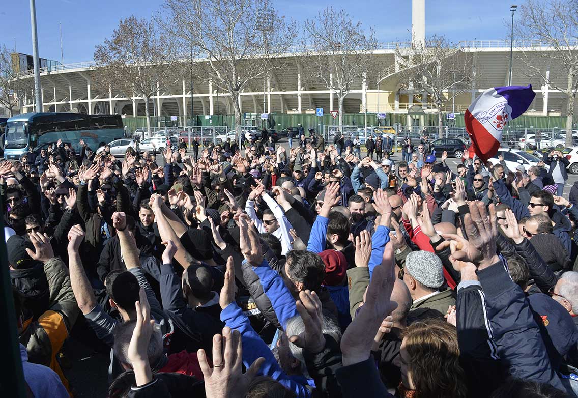 Contestazione Tifosi Centro Sportivo