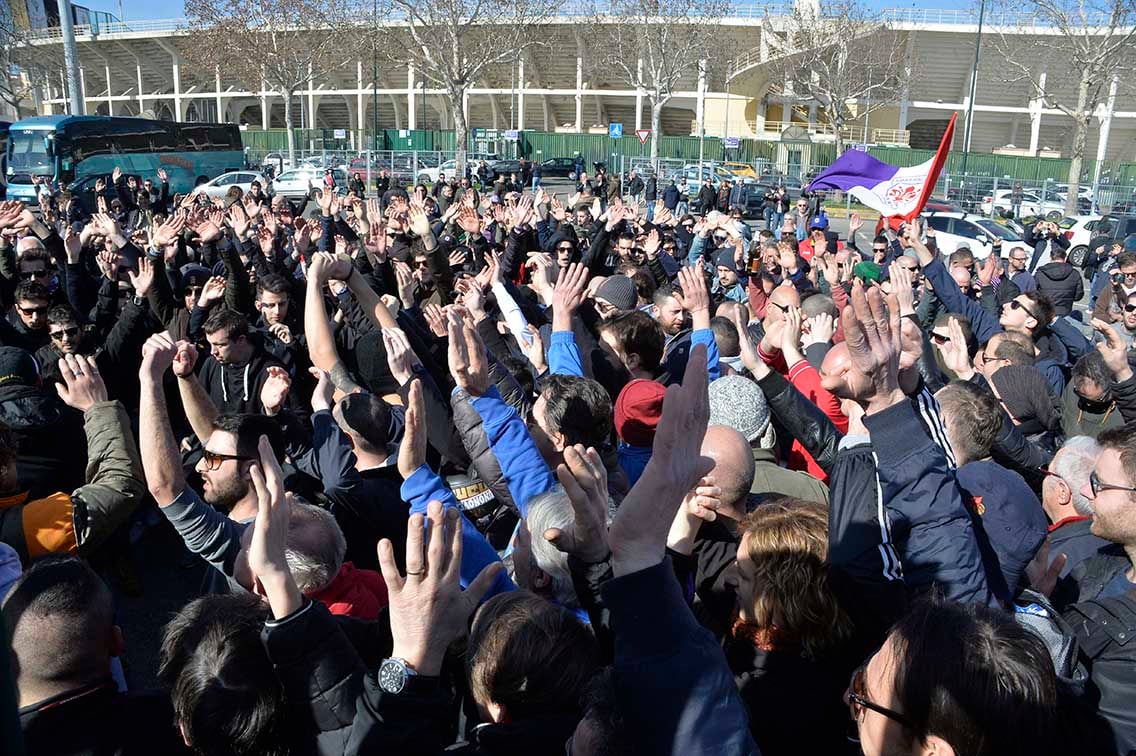 Contestazione Tifosi Centro Sportivo