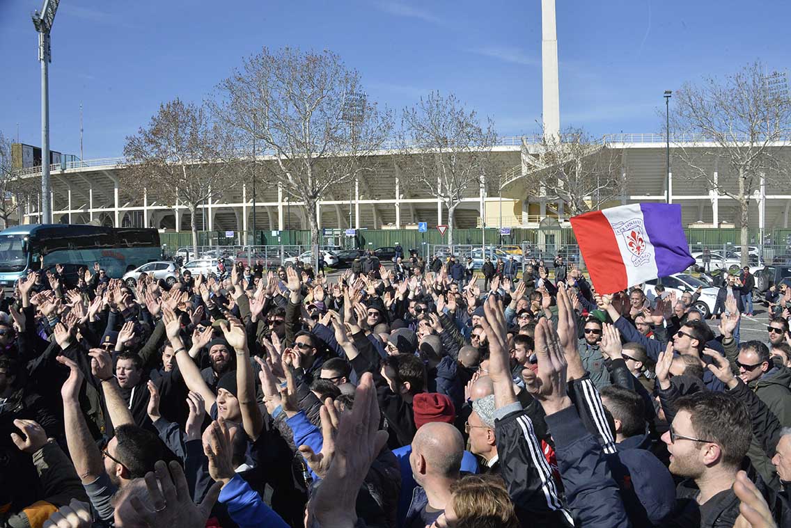 Contestazione Tifosi Centro Sportivo