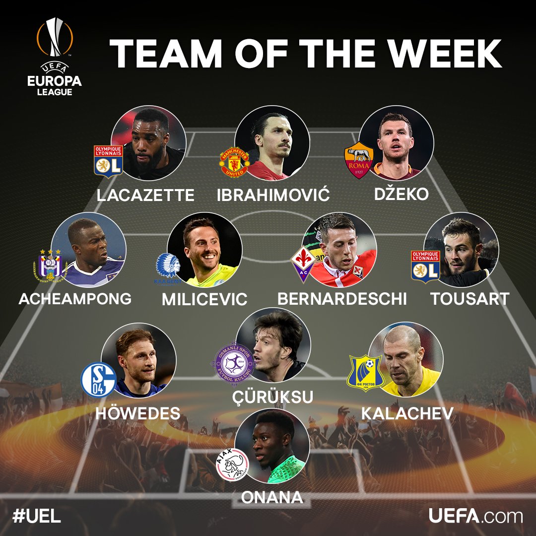 Uefa, anche Bernardeschi nella Top 11 di EL con Ibra e Dzeko (FOTO)
