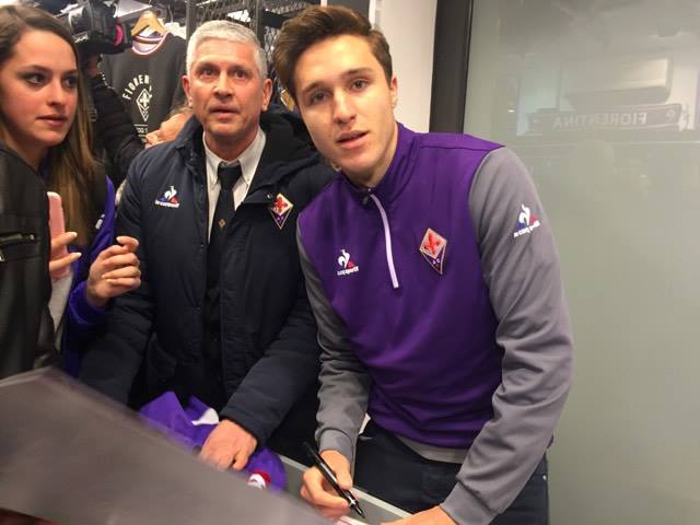 Fotogallery VI.IT: il " Federico Chiesa Day", tra bagno di folla e "incontri particolari"