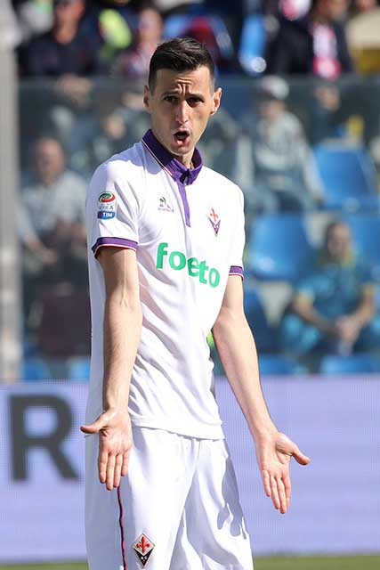 CROTONE-FIORENTINA 19-03-2017. Kalinic GALASSI SILVANO