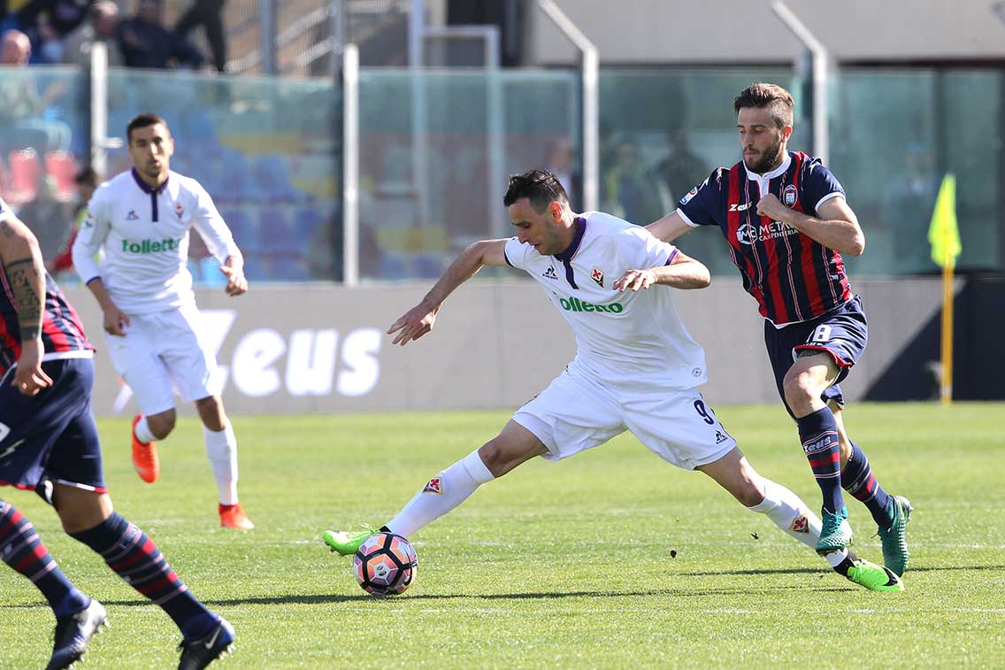 CROTONE-FIORENTINA 19-03-2017. Kalinic GALASSI SILVANO
