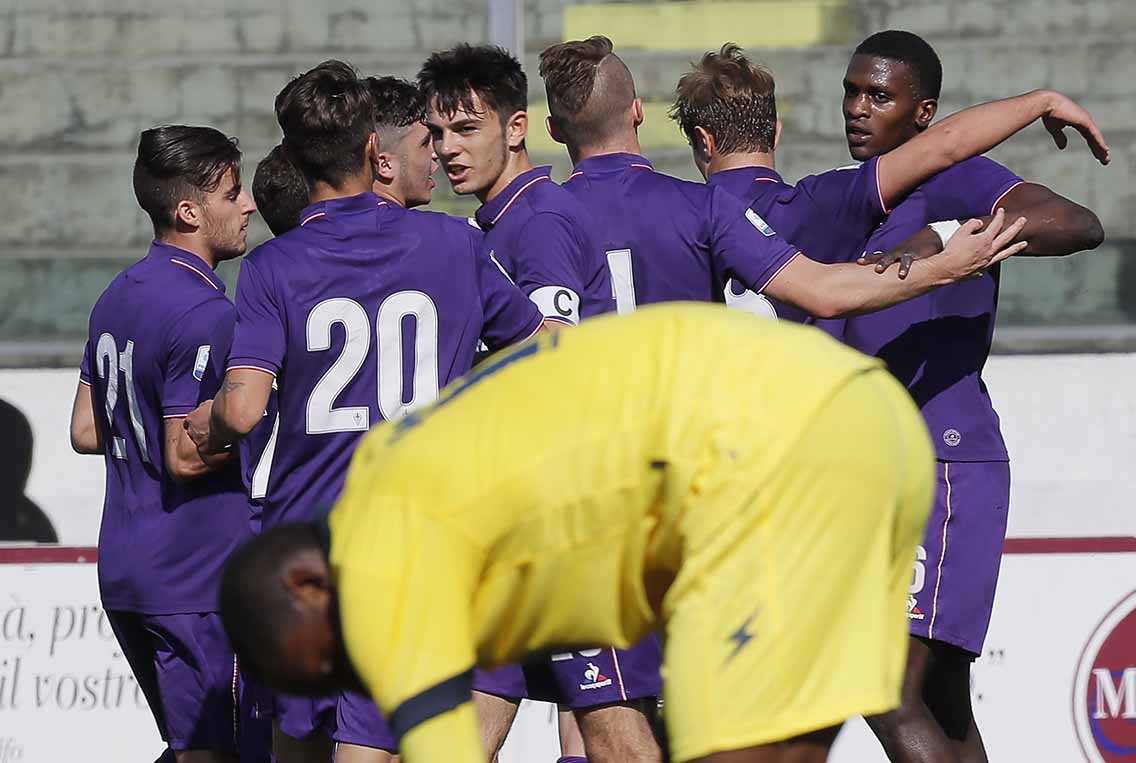 FIORENTINA PRIMAVERA-GARDEN CITY PANTHERS. 16-03-2017. ESULTANZA. GALASSI SILVANO