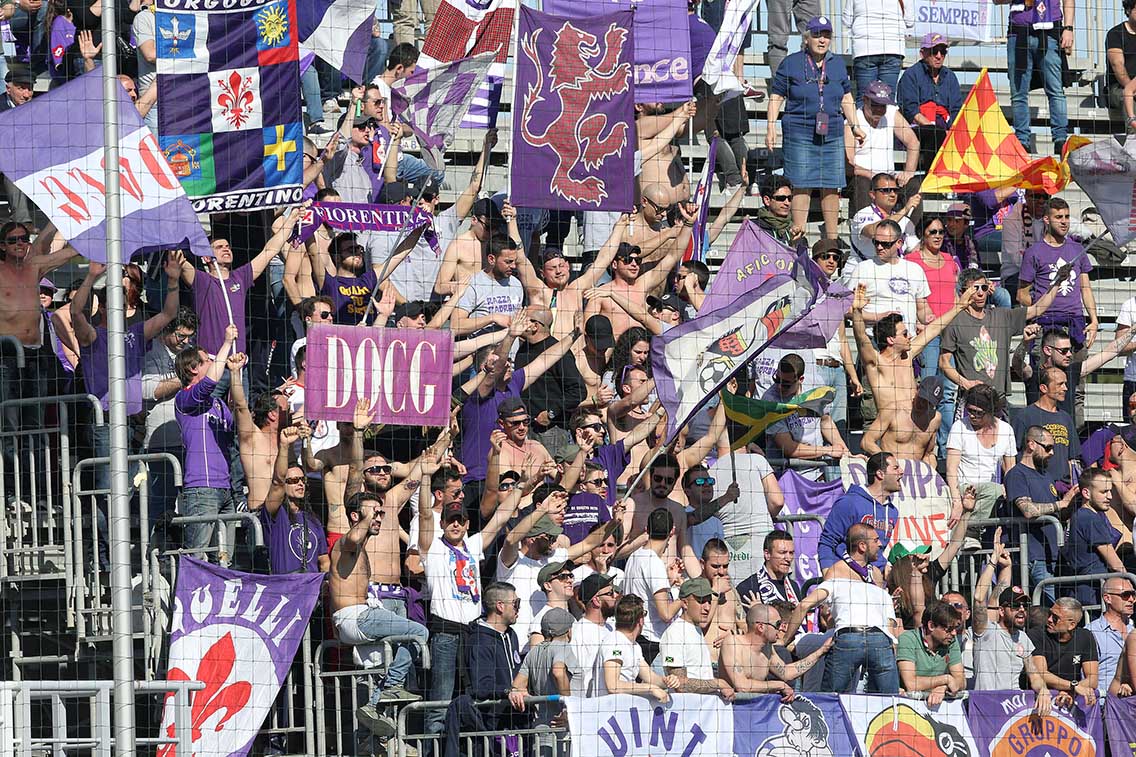 CROTONE-FIORENTINA 19-03-2017. Tifosi GALASSI SILVANO