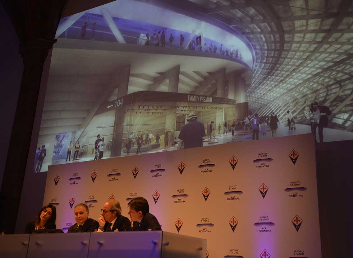 Presentazione del progetto stadio: si va verso slittamento di almeno due mesi