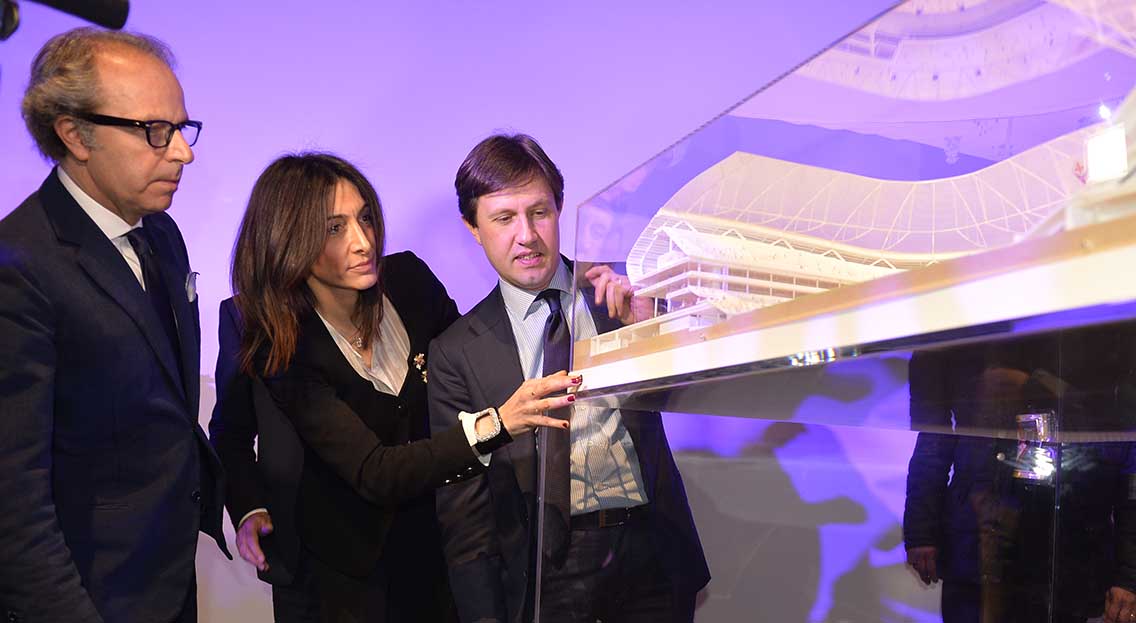 Presentazione nuovo stadio Nardella Andrea Della Valle