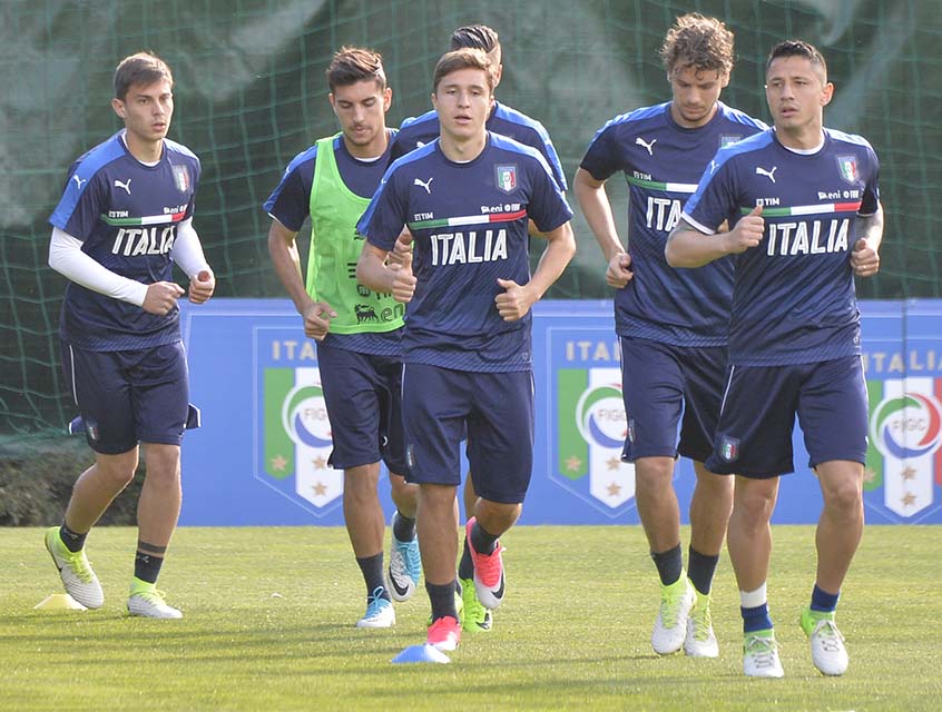 Italia, terminato lo stage azzurro a Coverciano