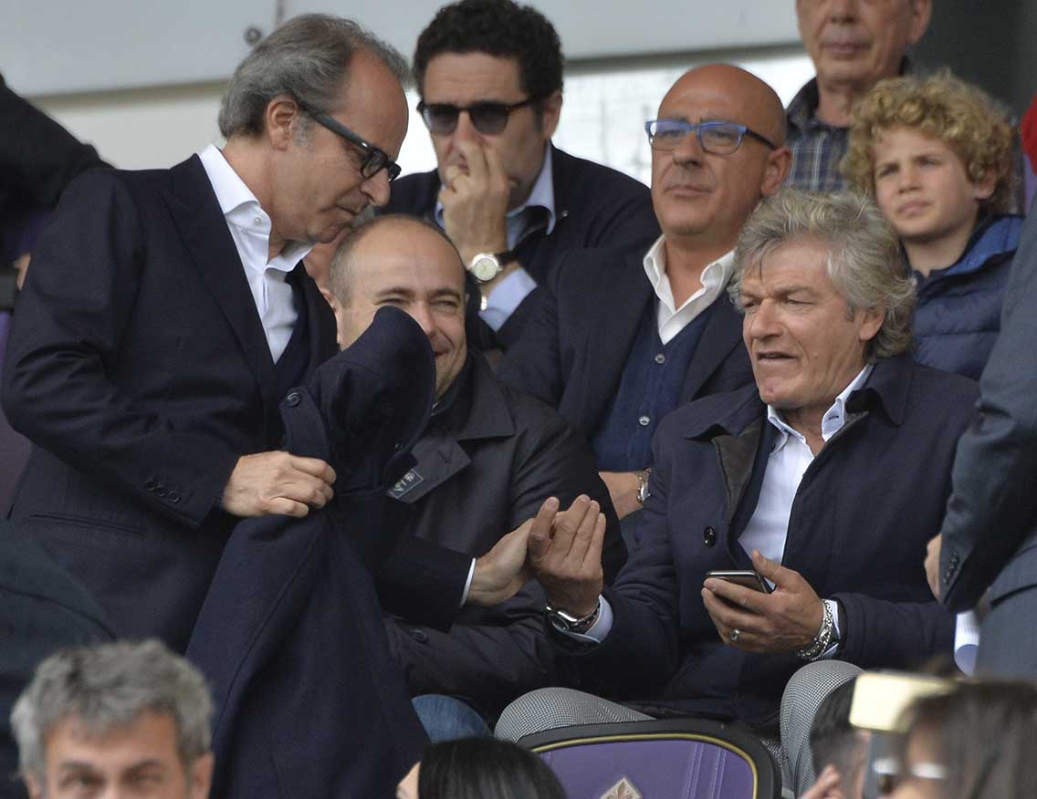 ADV, tre punti e poi il mercato: ieri il patron in tribuna con Antognoni