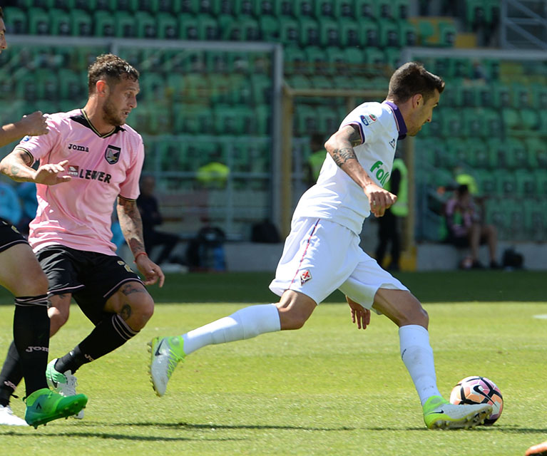 Palermo-Fiorentina Diamanti e Vecino