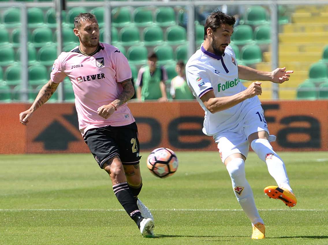 Palermo-Fiorentina Astori Diamanti