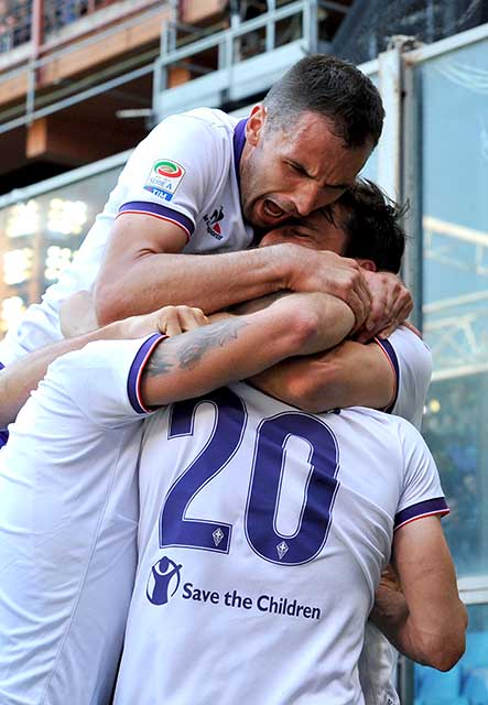 Milic SAMPDORIA-FIORENTINA 09-04-2017. GALASSI SILVANO