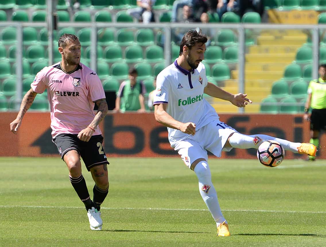 Astori ammonito a Palermo: era diffidato, salta il Sassuolo