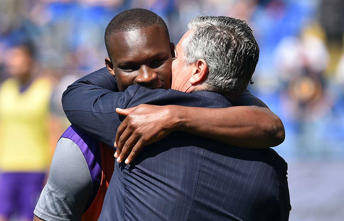 Pradè Babacar SAMPDORIA-FIORENTINA 09-04-2017. GALASSI SILVANO