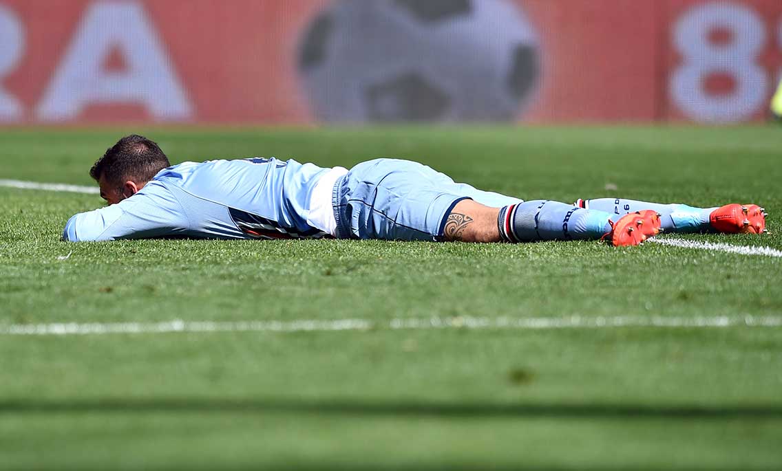 Viviano SAMPDORIA-FIORENTINA 09-04-2017. GALASSI SILVANO