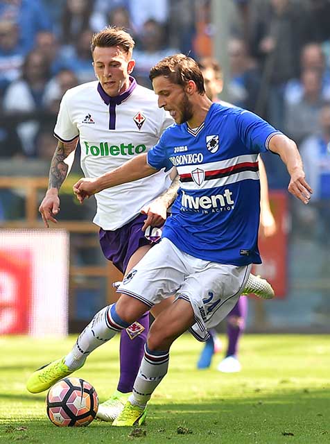 Bereszynski SAMPDORIA-FIORENTINA 09-04-2017. GALASSI SILVANO