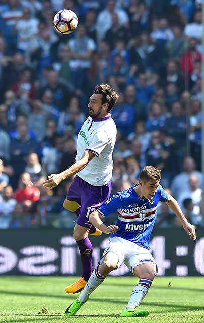 Astori SAMPDORIA-FIORENTINA 09-04-2017. GALASSI SILVANO