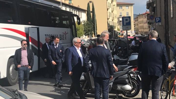La Fiorentina al Precetto Pasquale. Ecco le foto e i video di VI.IT