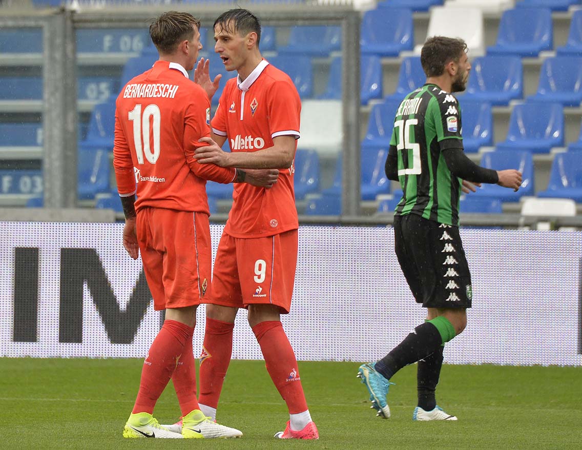 Sassuolo-Fiorentina Bernardeschi Kalinic