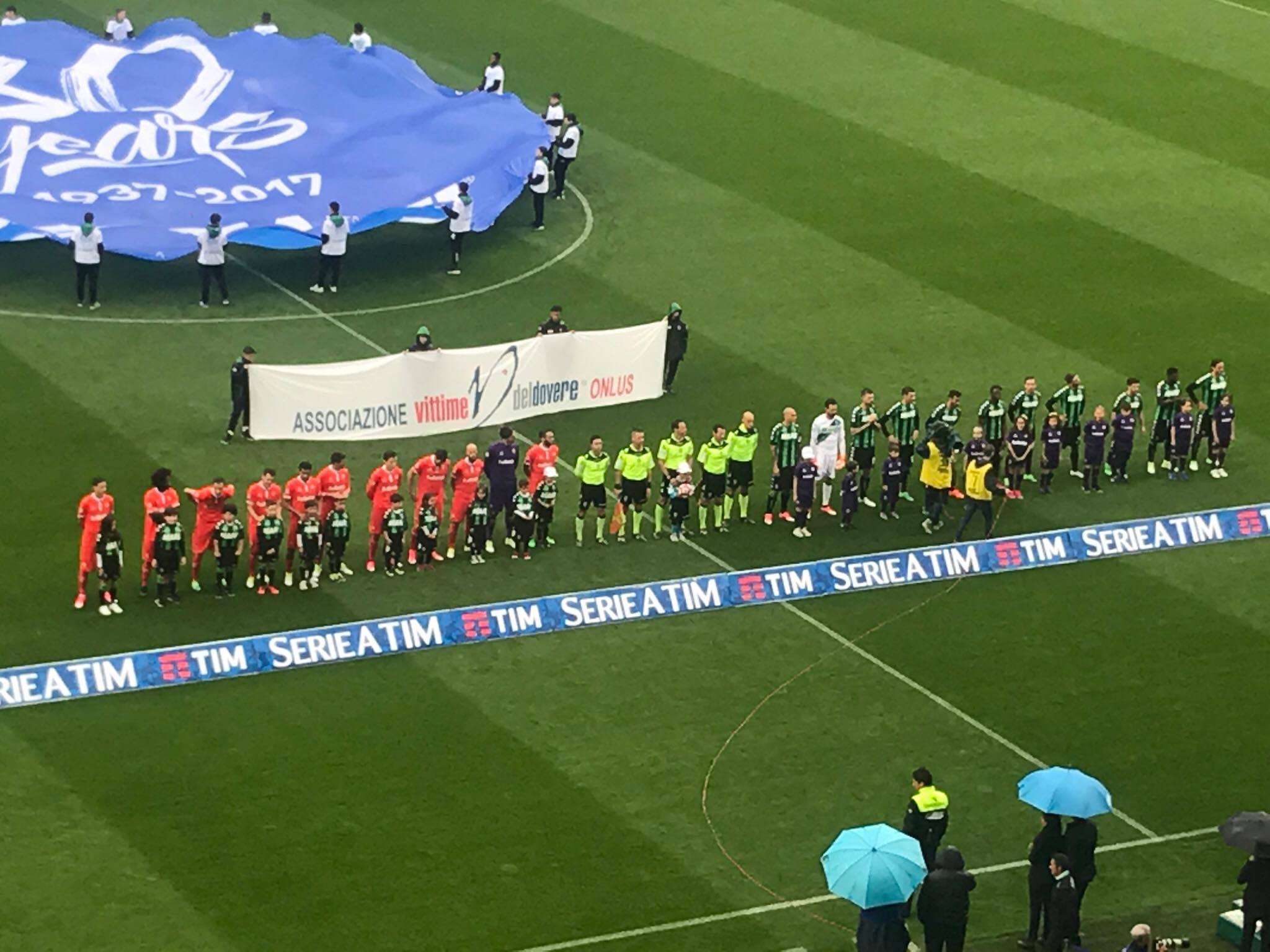 Sassuolo-Fiorentina: la gara di Badelj dura appena 15 minuti (infortunio) Berna in campo
