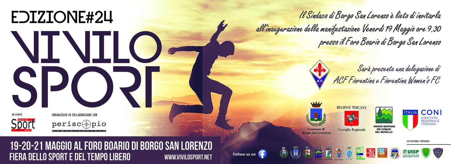 Vivi Lo Sport, 3 giorni di eventi a Borgo S. Lorenzo. Presente una delegazione viola
