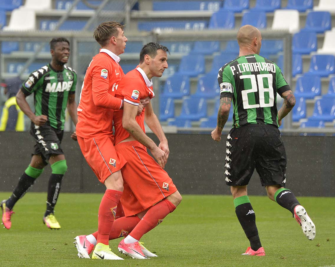 Sassuolo-Fiorentina Bernardeschi Kalinic