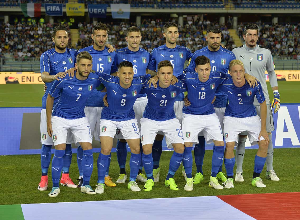 Nazionale, la formazione degli azzurri contro la Macedonia: Astori in panchina