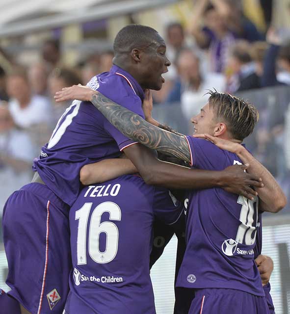 Fiorentina-Lazio Babacar Bernardeschi
