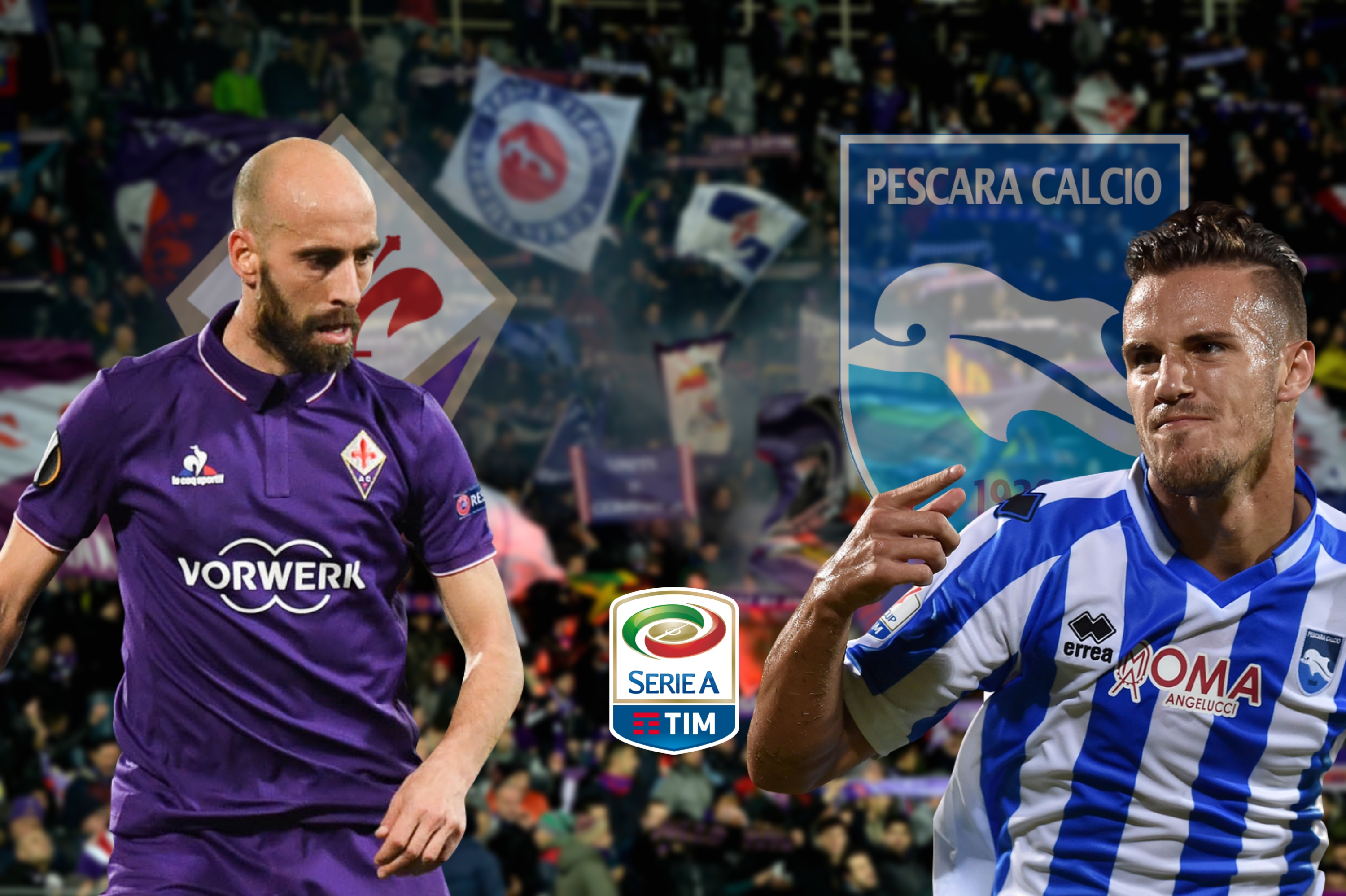 Fiorentina-Pescara 2-2, la CRONACA. Viola vanno sotto 2-0, pareggiano Saponara e Vecino