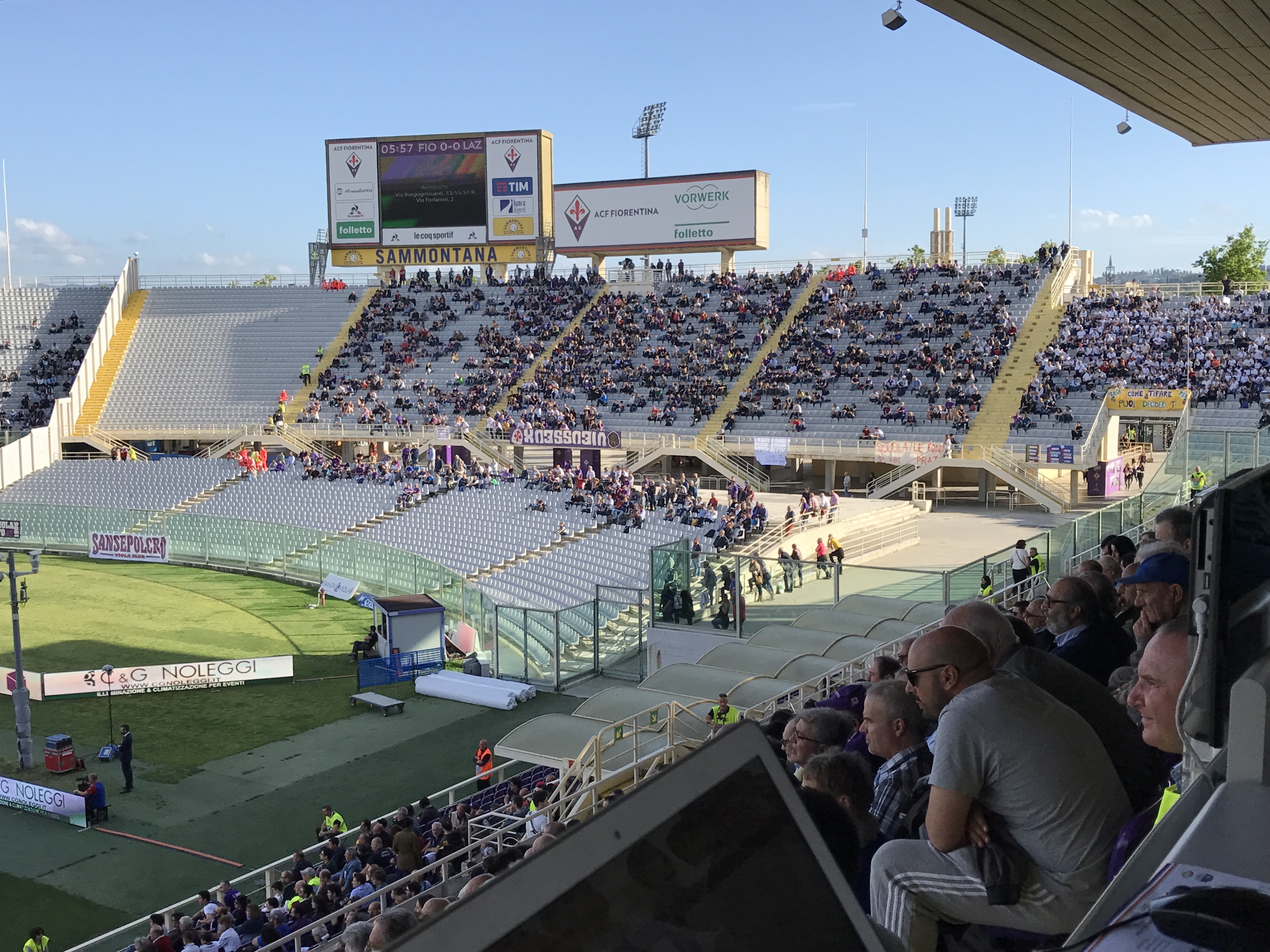Fiorentina 2016-17, crollano gli incassi al Franchi. In 2 stagioni -38%