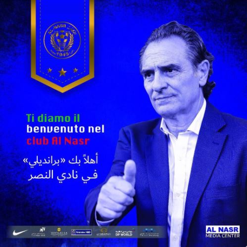 Ufficiale: Cesare Prandelli è il nuovo allenatore dell'Al Nasr