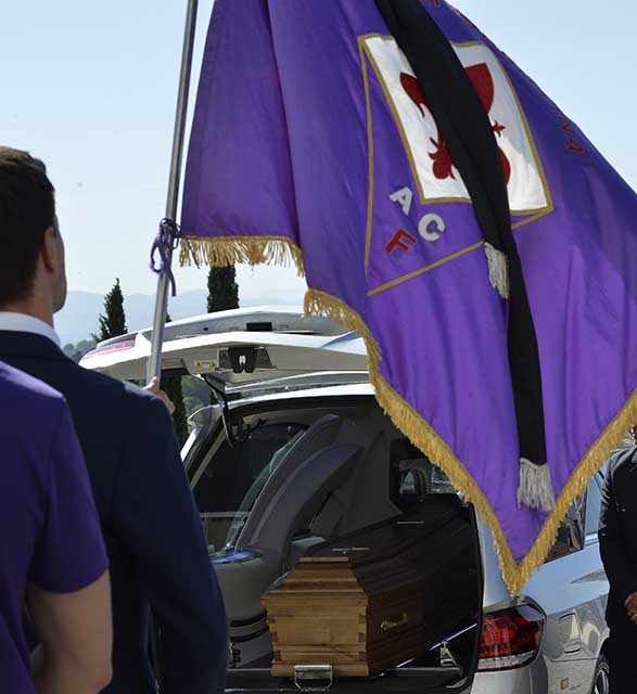 FIORENTINA 07-06-2017. IL FUNERALE DI GIULIANO SARTI. GALASSI SILVANO