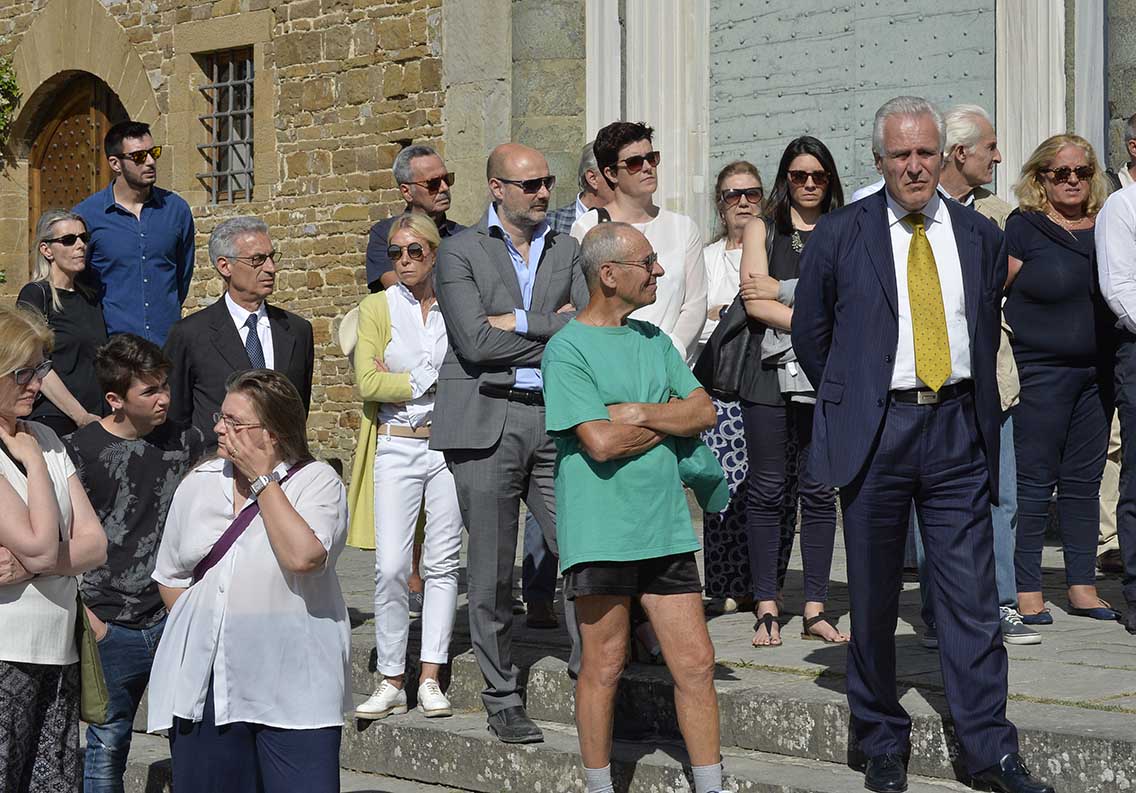 FIORENTINA 07-06-2017.</p><p>IL FUNERALE DI GIULIANO SARTI. GALASSI SILVANO
