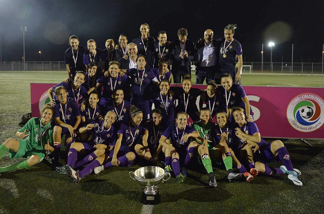 FIORENTINA WOMEN’S, la festa per la vittoria della Coppa Italia nelle FOTO di VI.IT