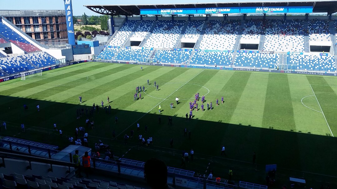 Dal Mapei Stadium: Primavera viola sul campo prima della finale (FOTO)