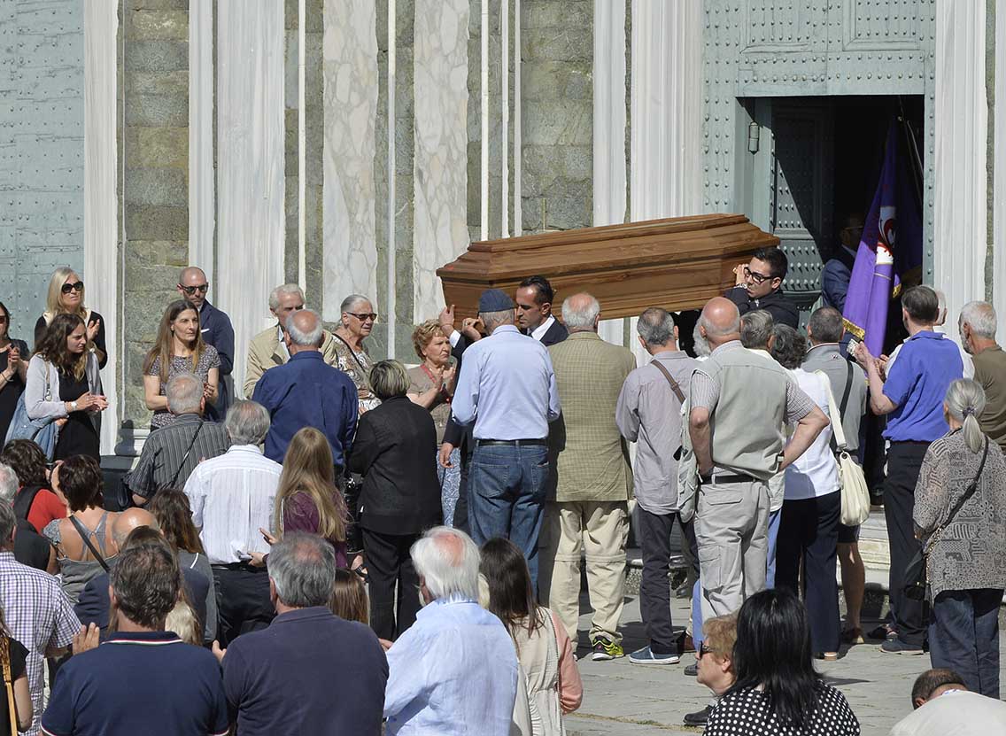 FIORENTINA 07-06-2017. IL FUNERALE DI GIULIANO SARTI. GALASSI SILVANO