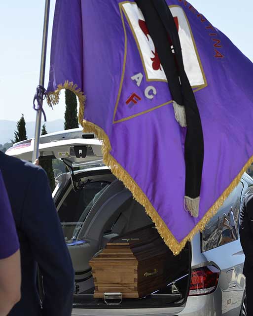 FIORENTINA 07-06-2017. IL FUNERALE DI GIULIANO SARTI. GALASSI SILVANO