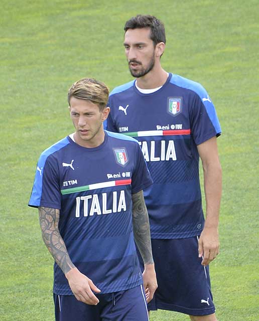 Nazionale i numeri di maglia: Berna con il 20, Astori con il 13