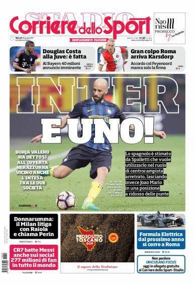 Quotidiani: la prima pagina di Qs, Stadio, Gazzetta, Corriere dello Sport, Tuttosport